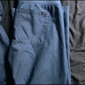 Figs Livingston Pants-Heather indigo